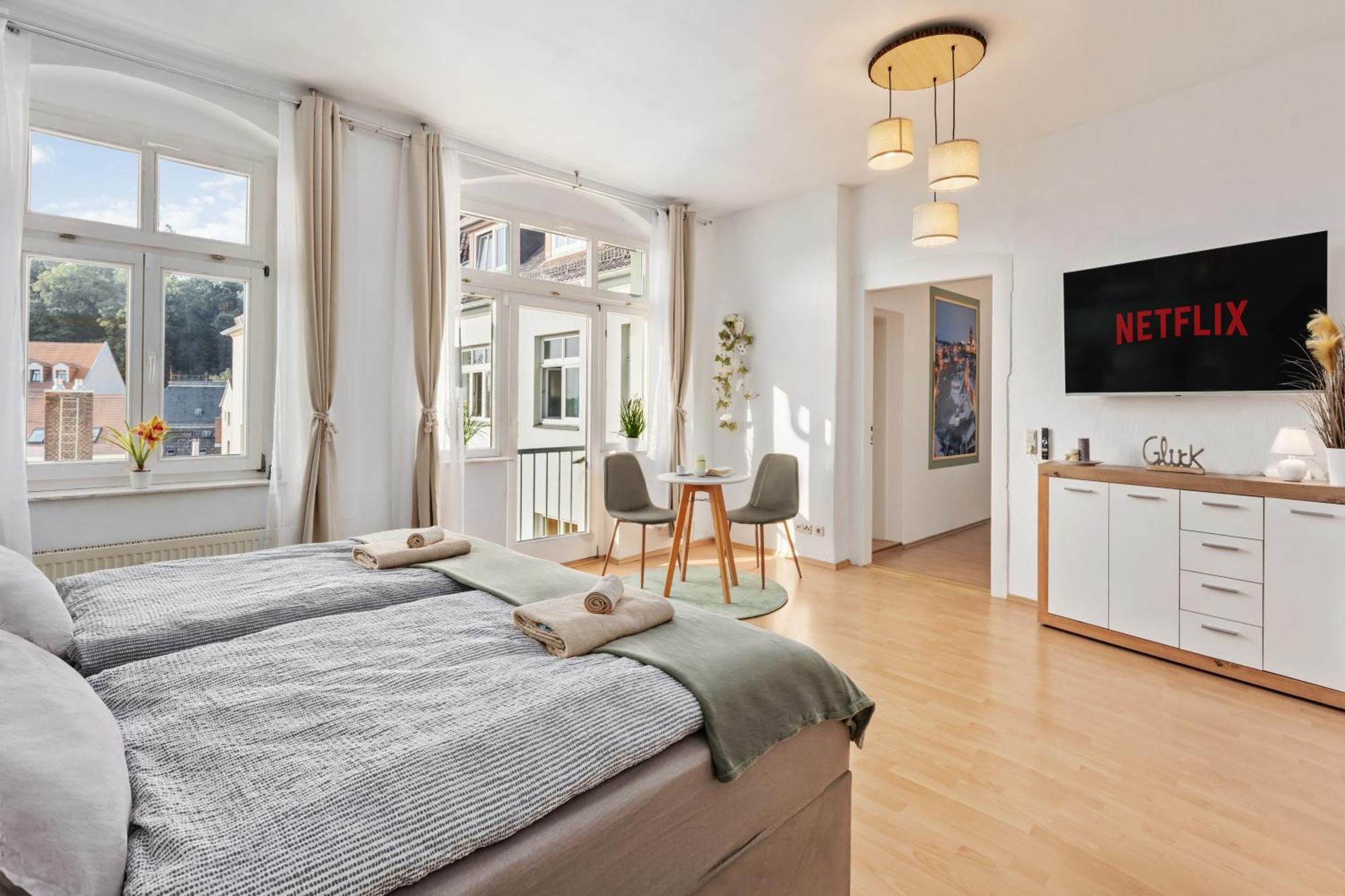 Neu Meissen Altstadt Familyoase Wlan Netflix Magenta Disney Eksteriør billede